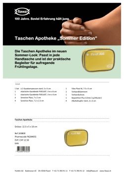Taschen Apotheke „Sommer Edition“