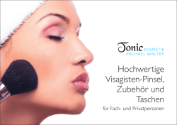 Hochwertige Visagisten-Pinsel, Zubeh&ouml;r und Taschen
