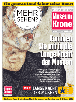 Ein ganzes Land feiert seine Kunst