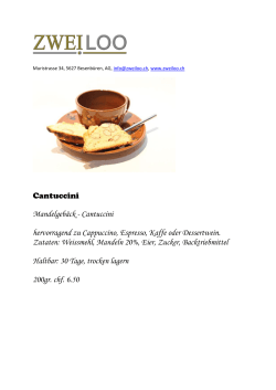 Cantuccini Mandelgebäck - Cantuccini hervorragend zu