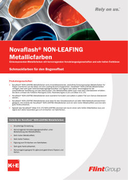Novaflash® NON-LEAFING Metallicfarben