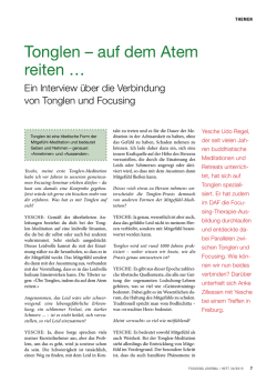 Tonglen – auf dem Atem reiten