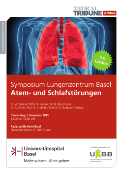 Symposium Lungenzentrum Basel Atem