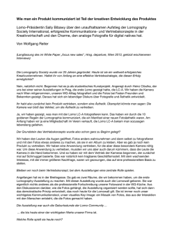 Interview als pdf - Wolfgang Reiter Cultural Components