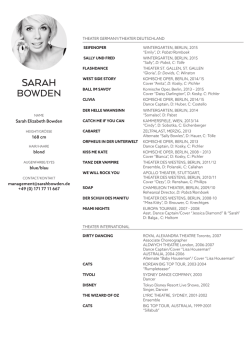 sarah bowden