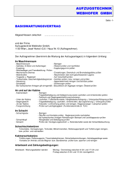 Basiswartungsvertrag (PDF