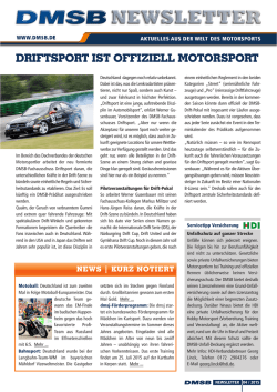 DRIFTSPORT IST OFFIZIELL MOTORSPORT