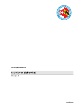 Patrick von Siebenthal