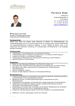 Profil Patrick Sumi Projektleiter 2015-06 DE