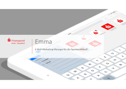 E-Mail-Marketing-Manager f&uuml;r die Sparkassenwelt