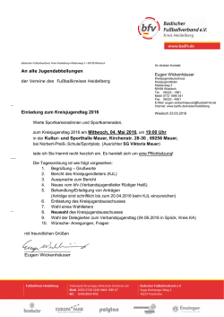 in der Kultur- und Sporthalle Mauer, Kirchenstr. 28