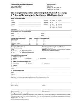BetM gestützte Behandlung