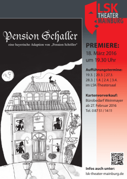 Pension Schaller - LSK Theater Mainburg