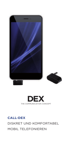 call-dex diskret und komfortabel mobil telefonieren