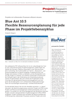 Softwarebesprechung Blue Ant 10.5