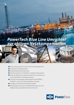 PowerTech Blue Line Umrichter zur aktiven Netzkompensation