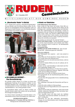 Gemeindeinfo - Gemeinden Ruden