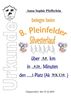 0,8 4:26 1. WK U10 Anna Sophie Pfefferlein