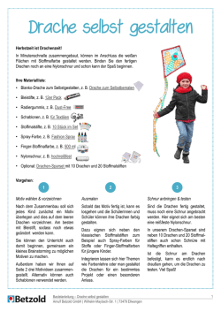 Drache selbst gestalten