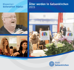Älter werden in Gelsenkirchen 2015