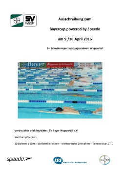 Ausschreibung - SchwimmSportService NRW
