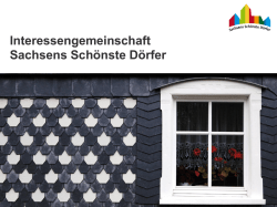 Interessengemeinschaft Sachsens Sch&ouml;nste D&ouml;rfer