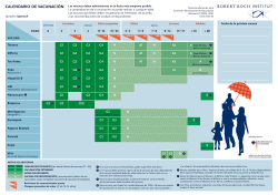 Impfkalender der St&auml;ndigen Impfkommission in Spanisch