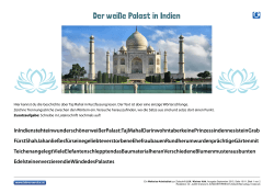 Der weiße Palast in Indien