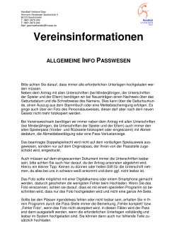 Vereinsinfo-allgemeine Infos Paesse-2015-10-30