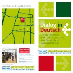 Dialog in Deutsch - Stadtbibliothek Bielefeld