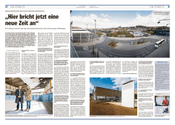 Hier bricht jetzt eine neue Zeit an