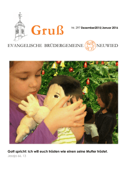 Gru&szlig; 297 Dezember 2015 / Januar 2016
