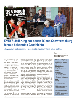Könizer Zeitung / Der Sensetaler, Juni 2015