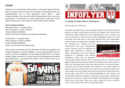 Infoflyer - Ultima Raka
