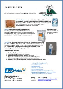 Besser melken - Agro Modern GmbH