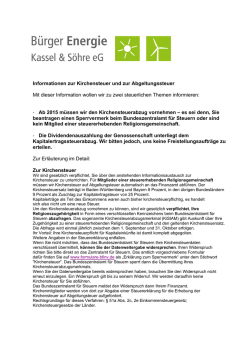 Info zu Steuern