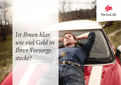 Ist Ihnen klar, wie viel Geld in Ihrer Vorsorge steckt?