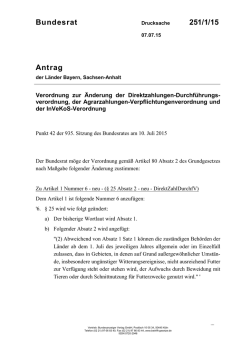 Drucksache 251/1/15