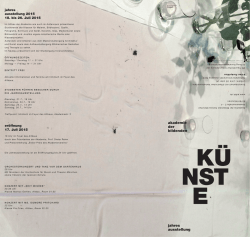 Jahresausstellung - Akademie der Bildenden K&uuml;nste M&uuml;nchen