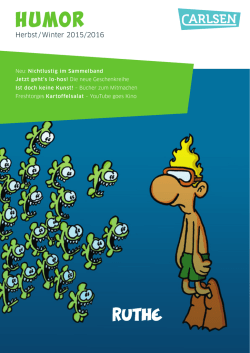 Humor Vorschau Herbst 2015