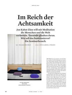 Im Reich der Achtsamkeit - Anne Gabriel