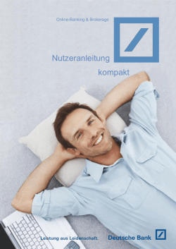 db OnlineBanking & Brokerage