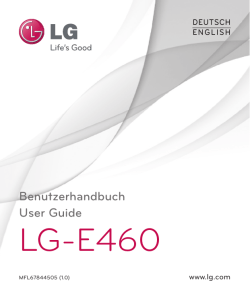 Bedienungsanleitung LG E460 Optimus L5 II