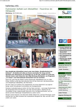 hallertauinfo - Die Feuermacher