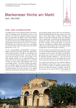 ist unser aktueller Gemeindebrief