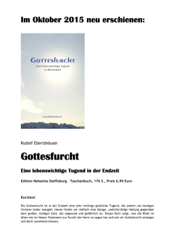 Gottesfurcht