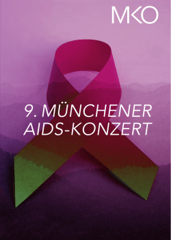 Abendprogramm Aids-Konzert - Münchener Kammerorchester