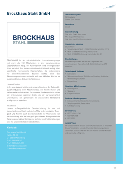 Brockhaus Stahl GmbH