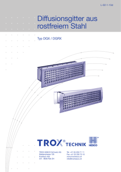 Diffusionsgitter aus rostfreiem Stahl
