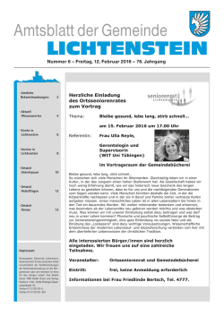in der Gemeinde Lichtenstein